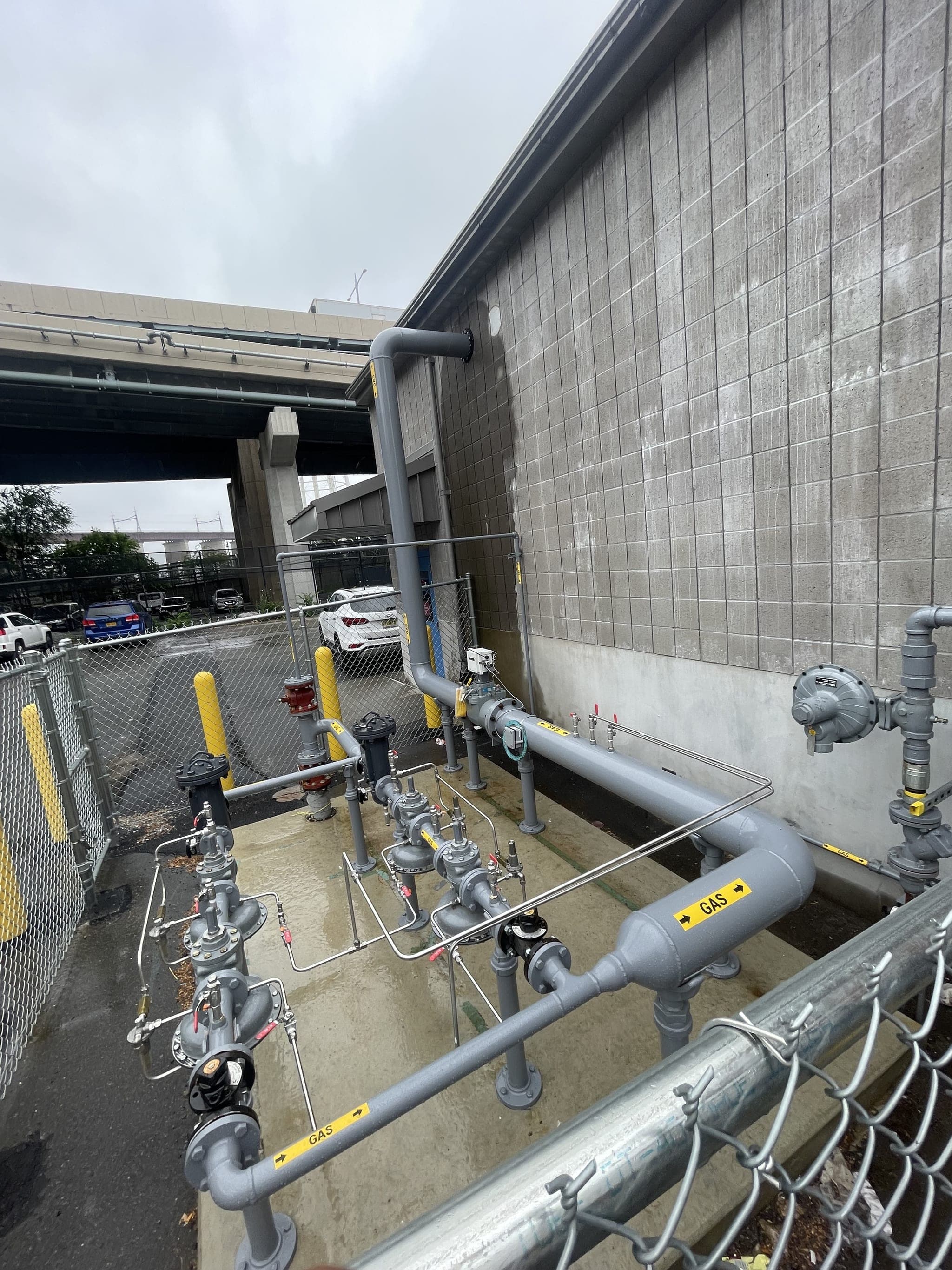 High-capacity gas line and regulators installed at the Manhattan Psychiatric Center