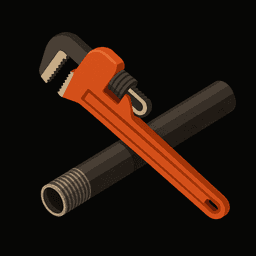 Pipe Wrench and Fitting