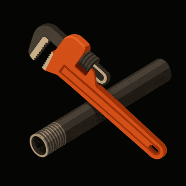Pipe Wrench and Fitting