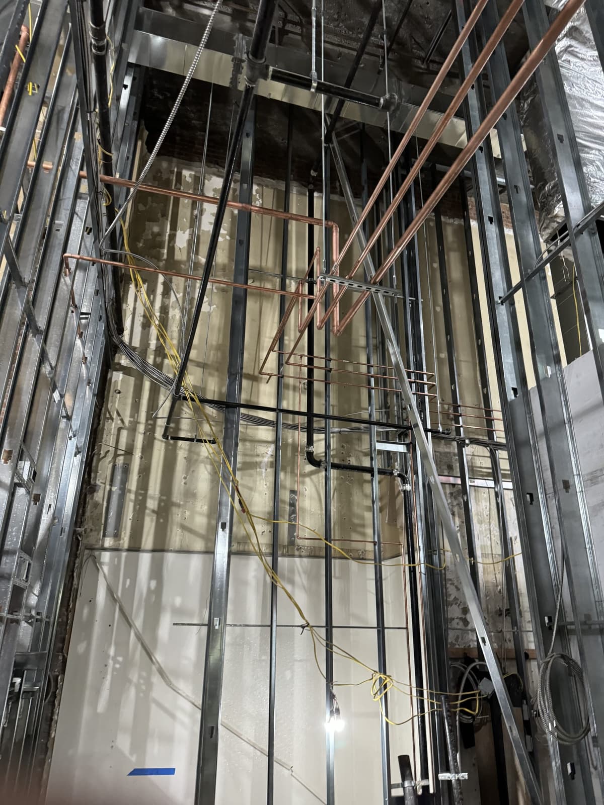 Commercial Building Plumbing Rough-In
