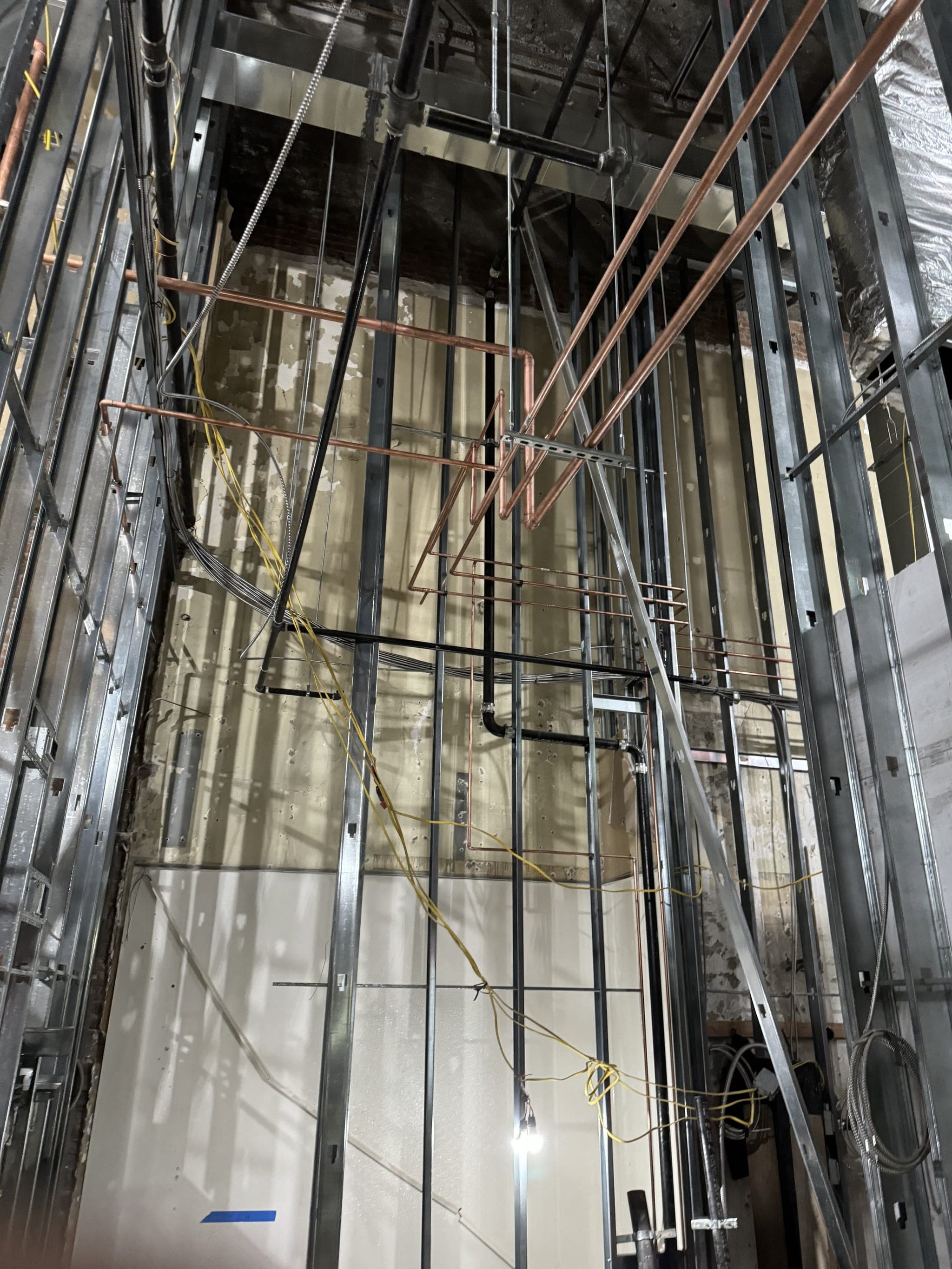 Commercial Building Plumbing Rough-In